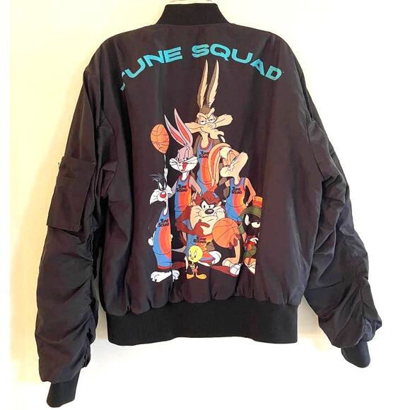 Forever 21 Unisex Space Jam "A New Legacy Jacket" Coat Taz Size Medium - Picture 3 of 5